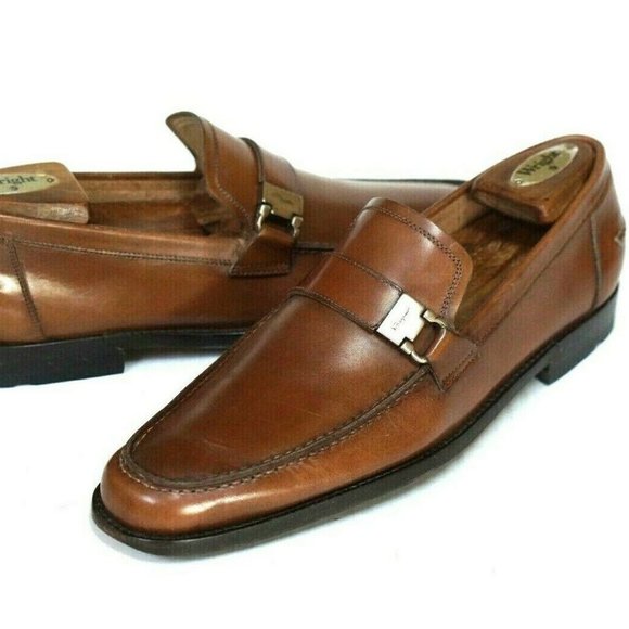 Salvatore Ferragamo Men\'s Tobacco Buckle Shoes -Sz 7.5 main image 4